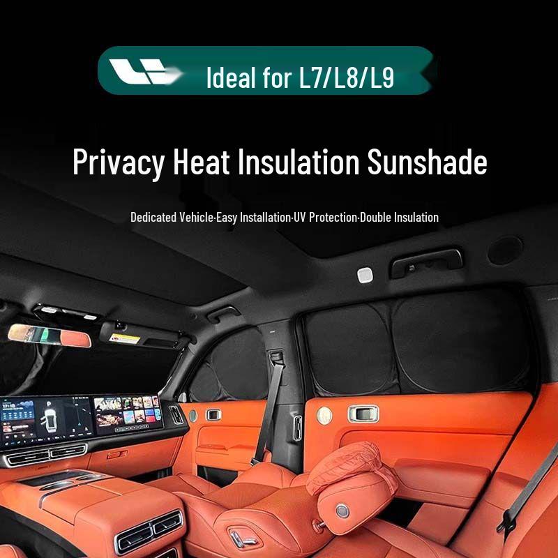 Dedicated Sunshade Car Window Curtain - Ideal Heat Insulation & Privacy Protection Ideal L6
Dedicated Sunshade Car Window Curtain - Ideal Heat Insulation & Privacy Protection Ideal L6
