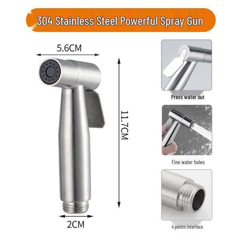 High-Pressure Dual-Output Spray Gun for Bathroom and Toilet Cleaning
High-Pressure Dual-Output Spray Gun for Bathroom and Toilet Cleaning