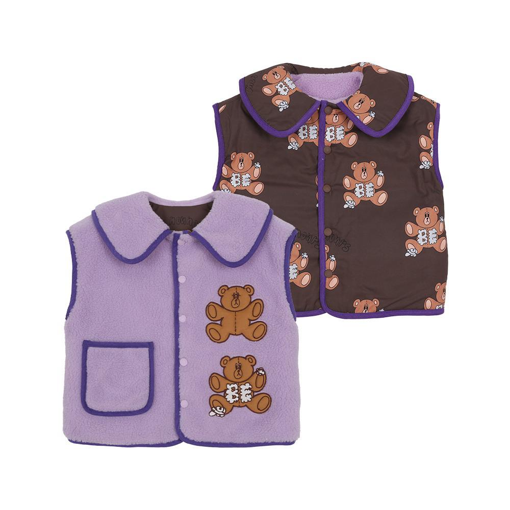 In-Stock BE25 Autumn/Winter Kids Warm Vest: Cute Bear Embroidery, Reversible for Small/Medium Children 150 cm
In-Stock BE25 Autumn/Winter Kids Warm Vest: Cute Bear Embroidery, Reversible for Small/Medium Children 150 cm