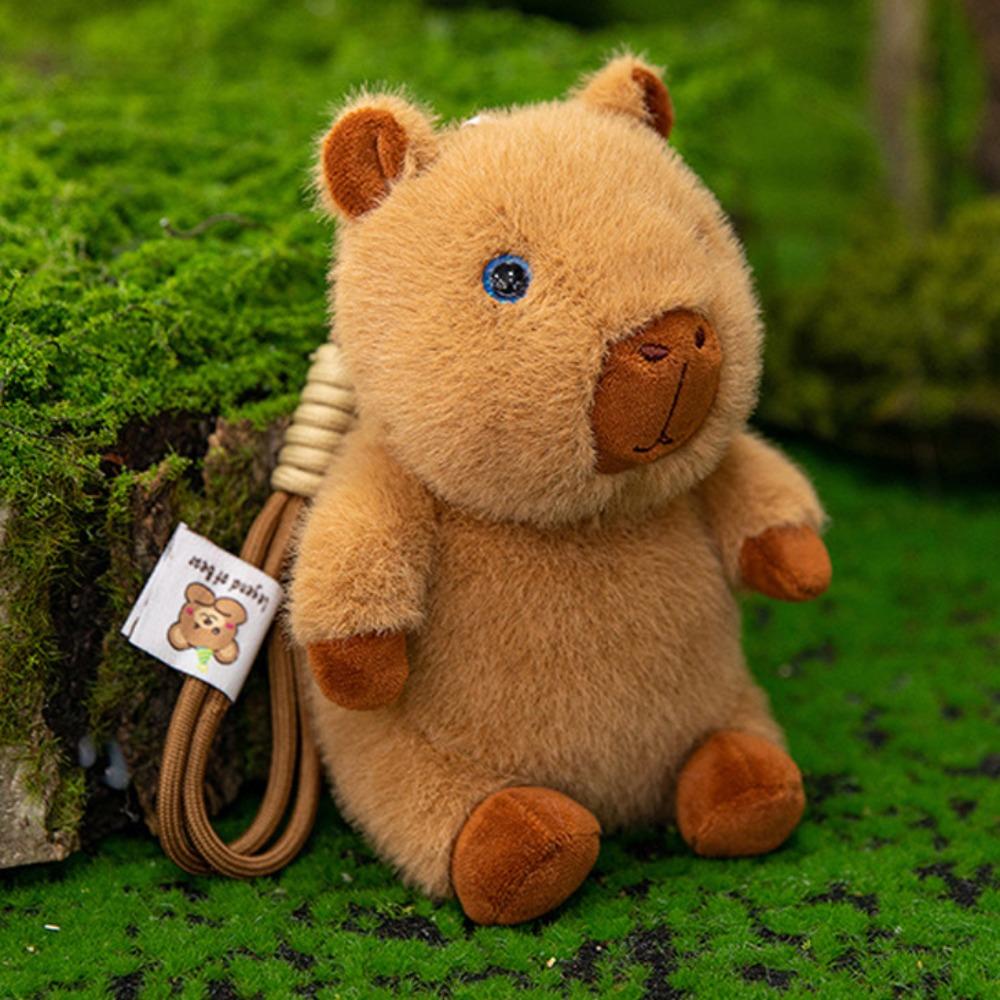 Funny Plush Capybara Key Ring Stuffed Doll Cartoon Animal Keychain Plush Capybara Bag Pendant Gift 22cm plush doll
Funny Plush Capybara Key Ring Stuffed Doll Cartoon Animal Keychain Plush Capybara Bag Pendant Gift 22cm plush doll