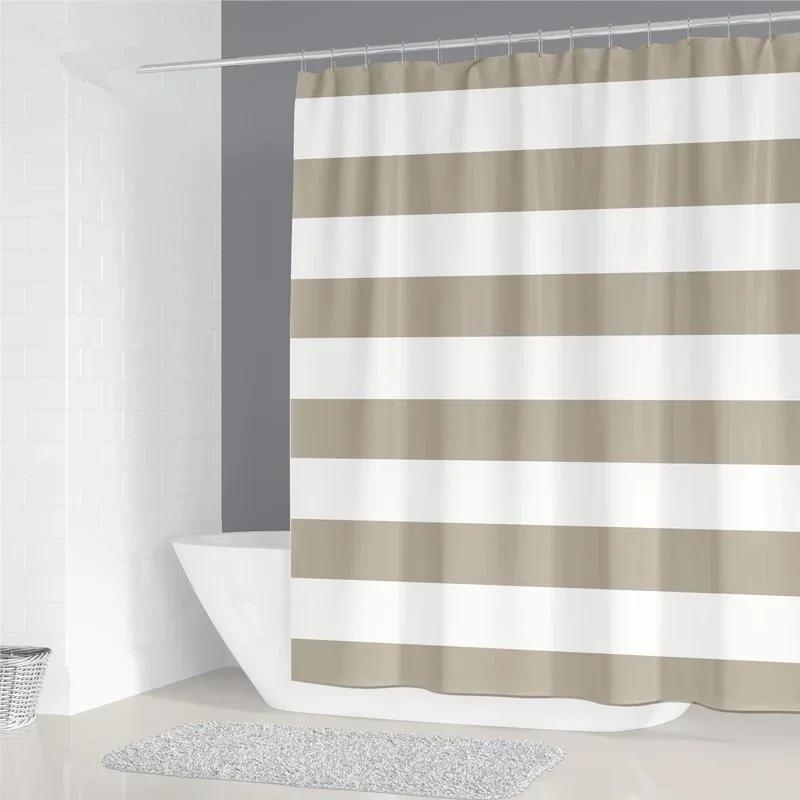 200X180Cm Bathroom Waterproof Shower Curtain Simple Geometric Pattern Printing Polyester Home Decoration Curtain With 12 Hooks W60H190(CM)-1 Pcs
200X180Cm Bathroom Waterproof Shower Curtain Simple Geometric Pattern Printing Polyester Home Decoration Curtain With 12 Hooks W60H190(CM)-1 Pcs