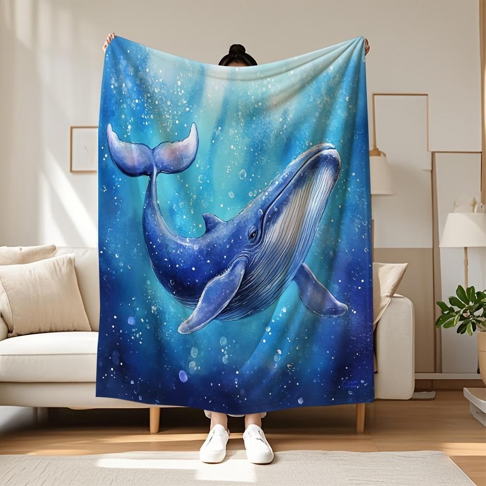 Blue Whale Ocean Art Throw Blanket Underwater Design for Living Room Decor Gift for Her MarineStyle40x60 70x100cm28x39in
Blue Whale Ocean Art Throw Blanket Underwater Design for Living Room Decor Gift for Her MarineStyle40x60 70x100cm28x39in
