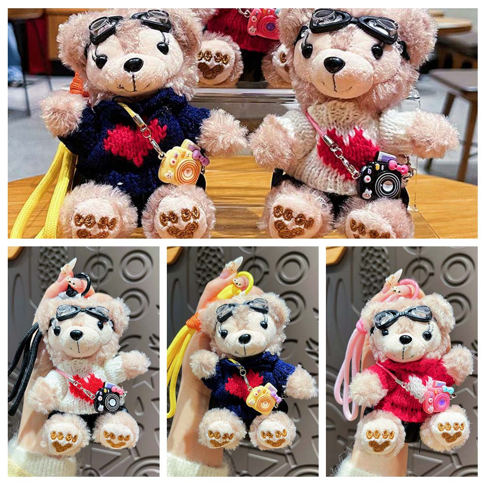 Stuffed Animal Pilot Travel Bear Key Ring Bag Pendant Plush Bear Dolls Decoration белый
Stuffed Animal Pilot Travel Bear Key Ring Bag Pendant Plush Bear Dolls Decoration белый