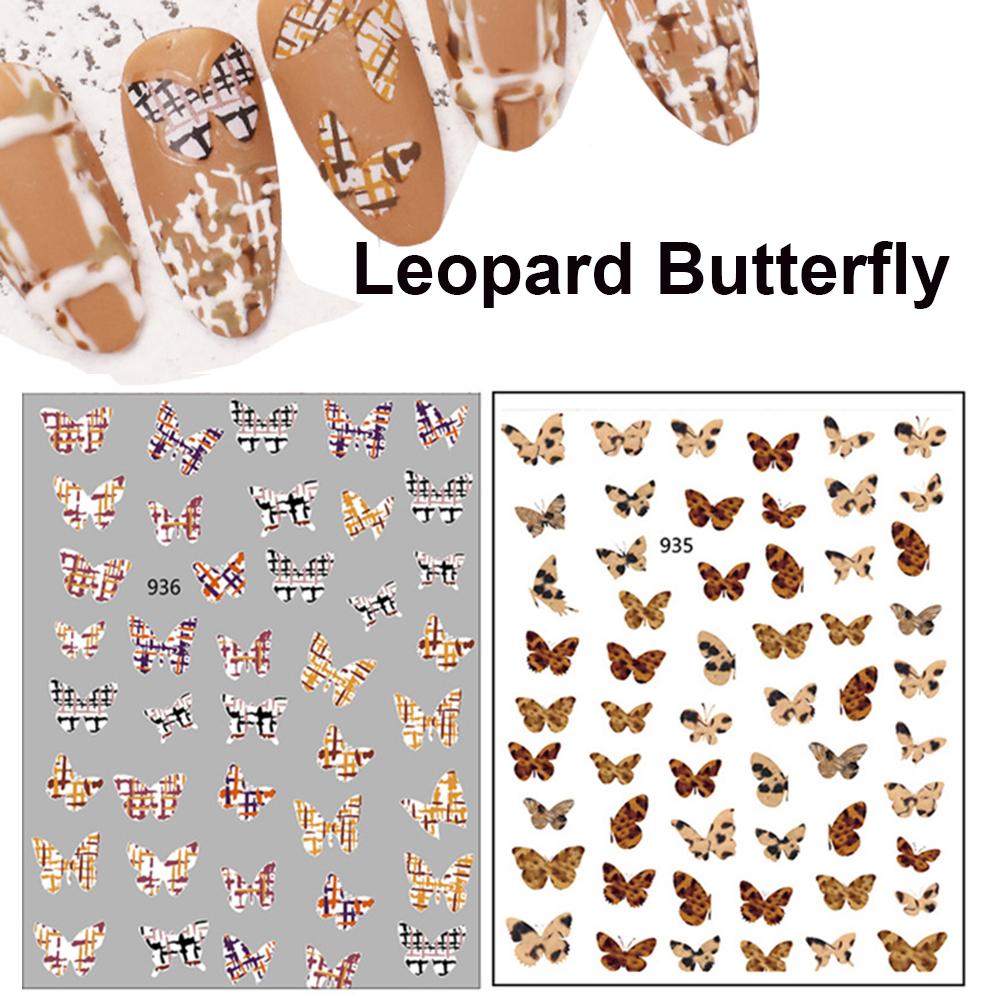 Nails Design Adhesive Decal 3D Nail Art Stickers DIY Nail Art Decoration Leopard Butterfly Print
Nails Design Adhesive Decal 3D Nail Art Stickers DIY Nail Art Decoration Leopard Butterfly Print