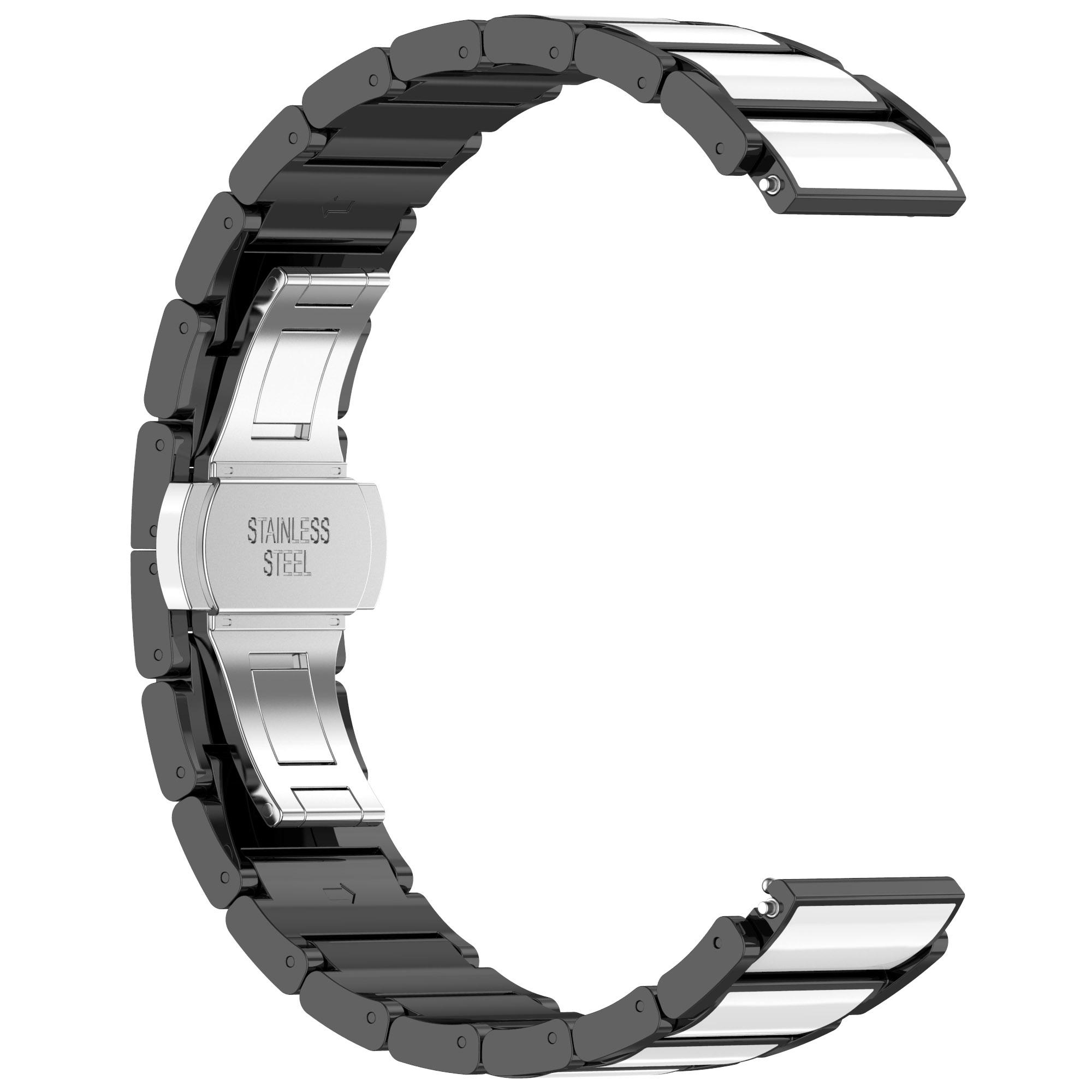 For Huawei Watch GT 5 41mm/GT 5 Pro 42mm Watch Band Ceramic+Zinc Alloy Wrist Strap Gold+White
For Huawei Watch GT 5 41mm/GT 5 Pro 42mm Watch Band Ceramic+Zinc Alloy Wrist Strap Gold+White