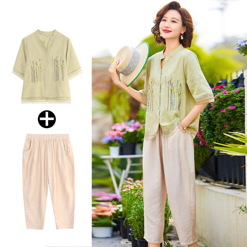 Women s Summer Casual Two-Piece Shirt & Cropped Pants Set 3XL
Women s Summer Casual Two-Piece Shirt & Cropped Pants Set 3XL