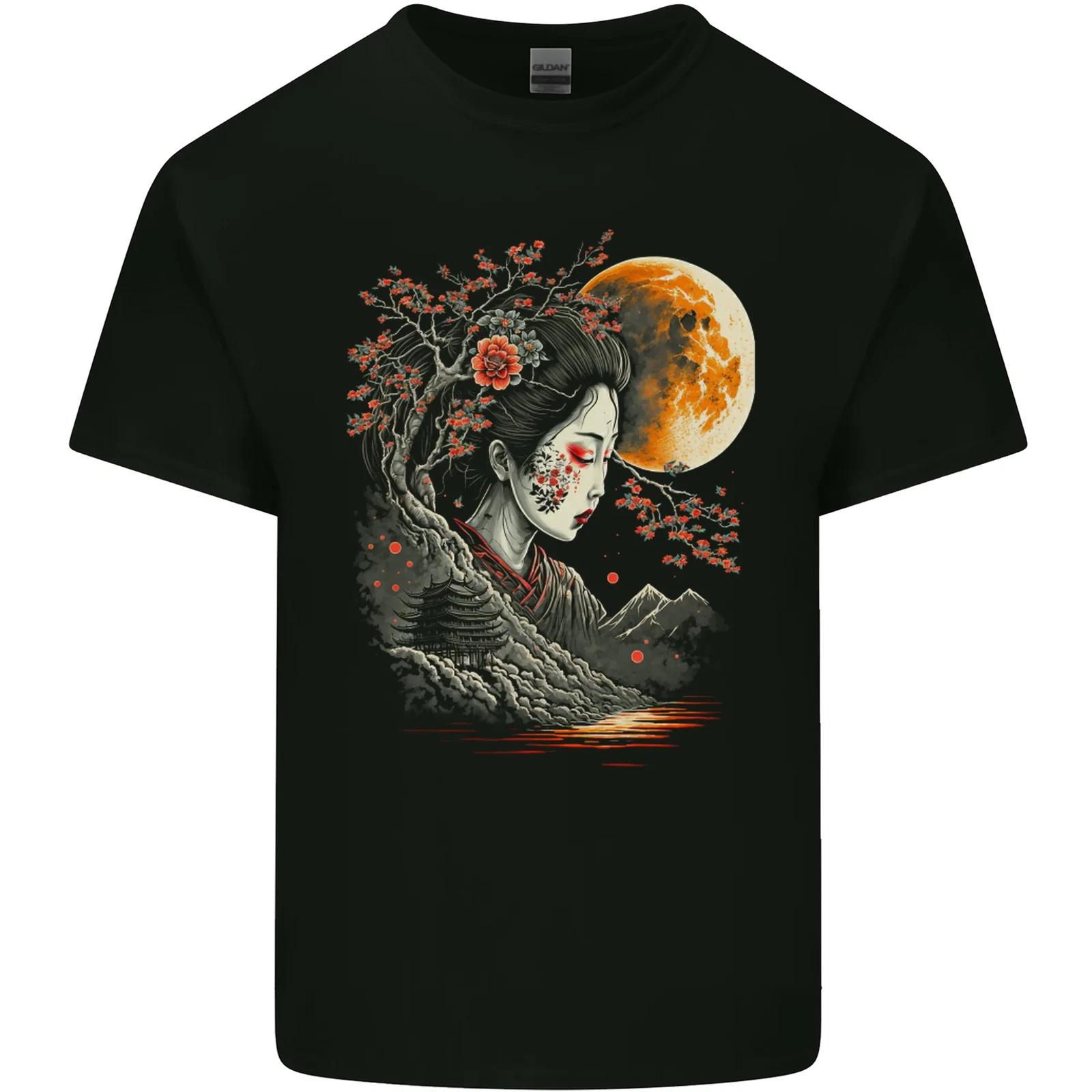 A Geisha Girl Cherry Blossom Moon Fantasy Kids T-Shirt Childrens S
A Geisha Girl Cherry Blossom Moon Fantasy Kids T-Shirt Childrens S