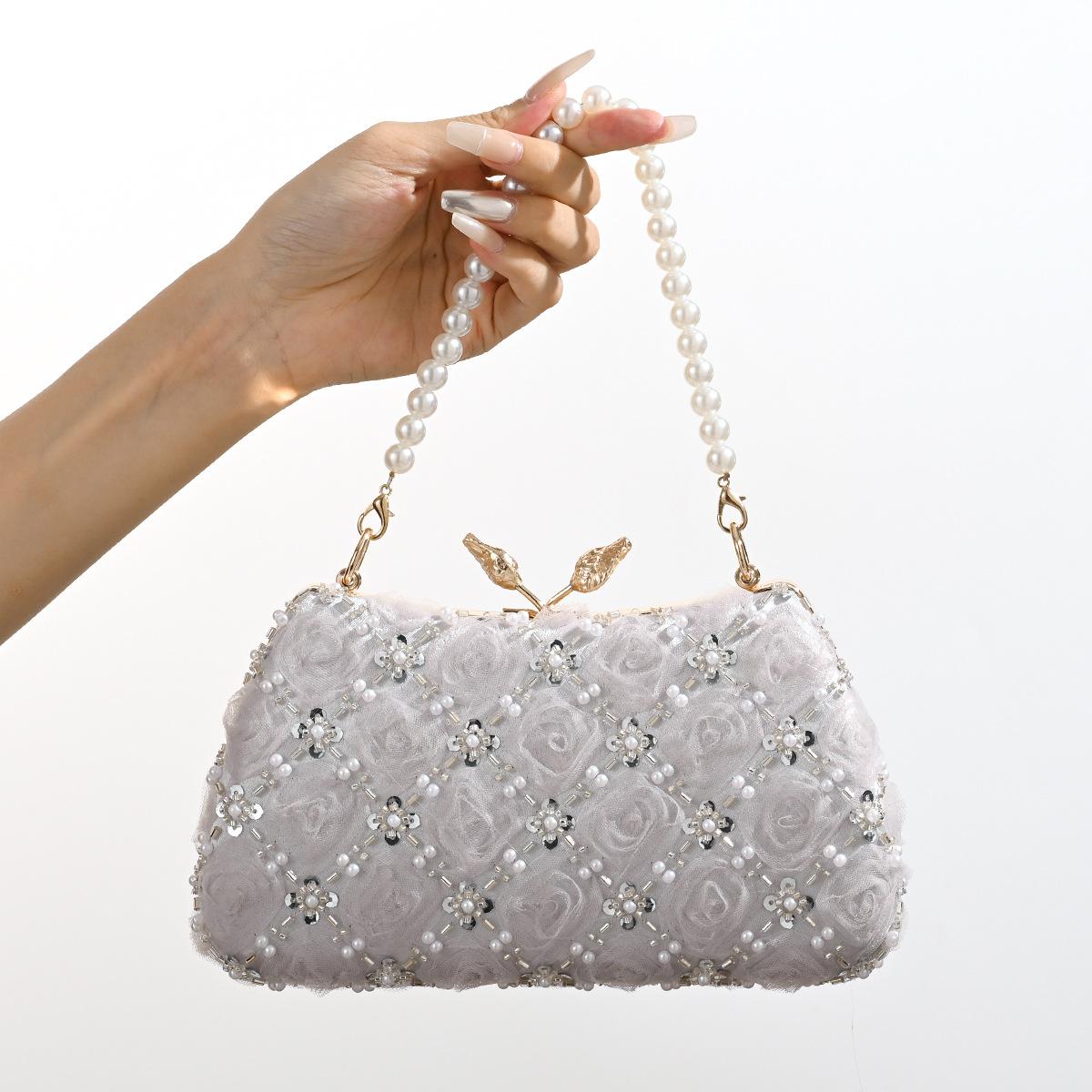 Retro Pearl Chain Ladies Small Handbags Vintage Square Shoulder Bag for Women Evening Clutch Purse Fashion Female Crossbody Bags 21x12x7.5cm срібний
Retro Pearl Chain Ladies Small Handbags Vintage Square Shoulder Bag for Women Evening Clutch Purse Fashion Female Crossbody Bags 21x12x7.5cm срібний