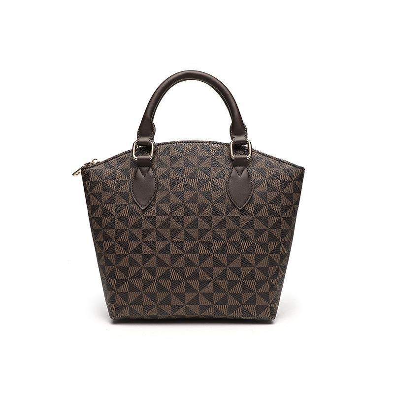 Сумка-тоут для женщин Европейская и американская мода Принт Сумка большой вместимости Простая и универсальная сумка Ретро сумка через плечо