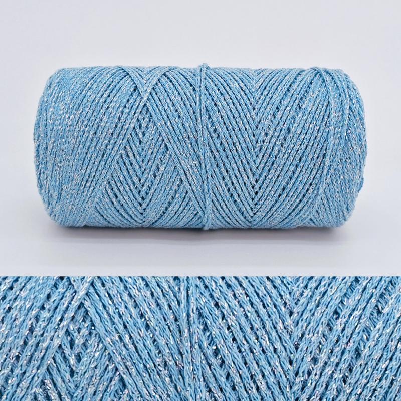 200g/ball Handmade Yarn Handwoven DIY Material Silver Wrap Core Yarn Ultra Thick Ultra Thick Creative 1.5mm
200g/ball Handmade Yarn Handwoven DIY Material Silver Wrap Core Yarn Ultra Thick Ultra Thick Creative 1.5mm