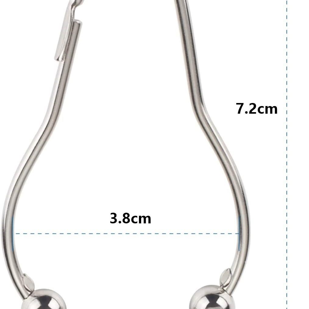 gourd shower curtain ring ball hook telescopic rod curtain hook metal five-bead hanging ring accessories
gourd shower curtain ring ball hook telescopic rod curtain hook metal five-bead hanging ring accessories