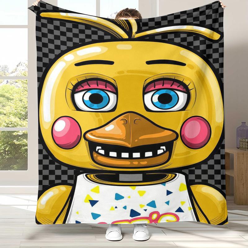 Horror Freddy F-FNAF Games Flannel Blanket,Ultra Soft Warm Plush Throw for Home Bedroom Bed Sofa Cover Office Camping Picnic 75x90cm
Horror Freddy F-FNAF Games Flannel Blanket,Ultra Soft Warm Plush Throw for Home Bedroom Bed Sofa Cover Office Camping Picnic 75x90cm