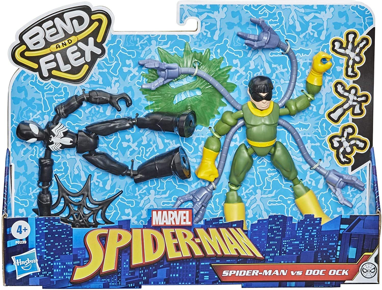 Hasbro Collectibles Marvel Bend And Flex Vs Pack Marvel Black Suit Doc Ock Action Figure Flexible Ages - Spider-Man Spider-Man vs. Toy, 6-Inch Figure,
Hasbro Collectibles Marvel Bend And Flex Vs Pack Marvel Black Suit Doc Ock Action Figure Flexible Ages - Spider-Man Spider-Man vs. Toy, 6-Inch Figure,