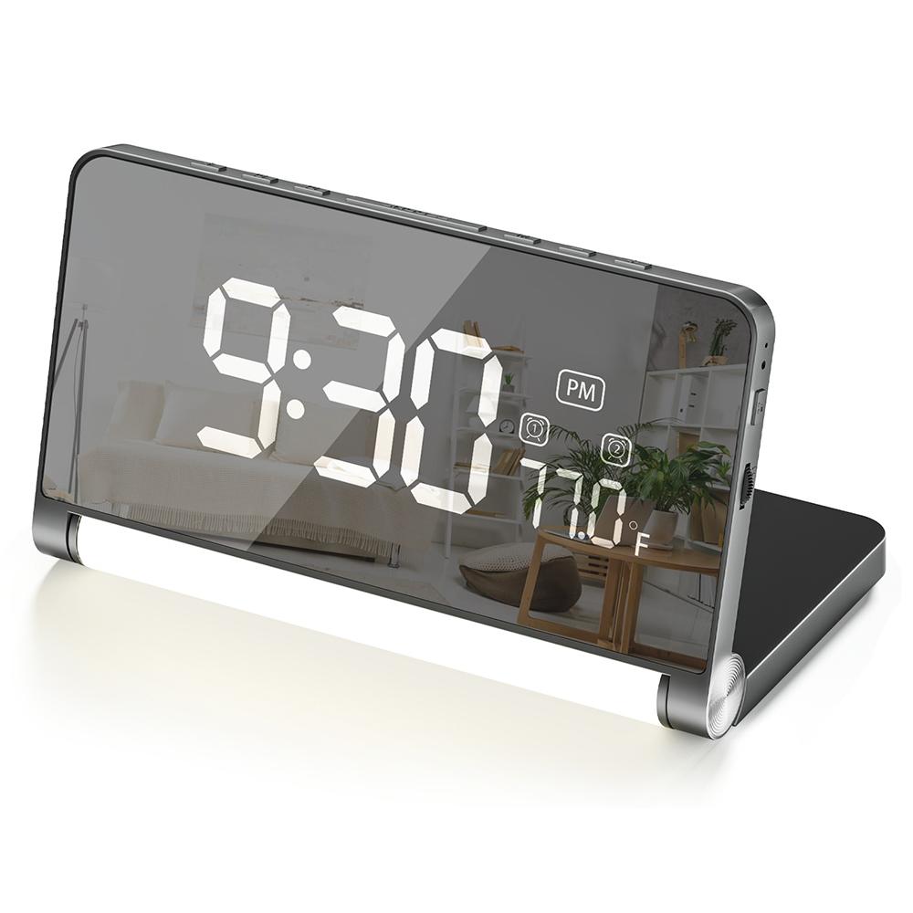 ZM-A1 Temperature Display Foldable LED Digital Alarm Clock with Dimmable Night Light A
ZM-A1 Temperature Display Foldable LED Digital Alarm Clock with Dimmable Night Light A