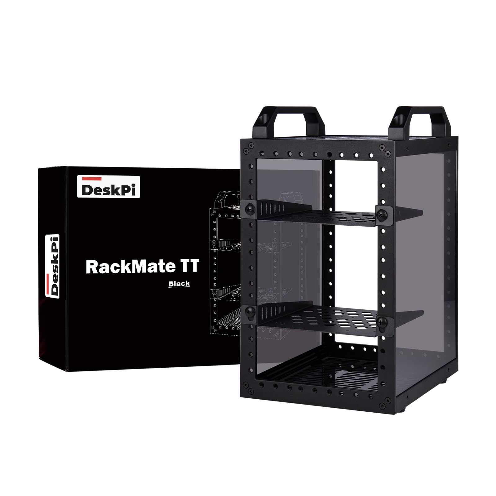 GeeekPi DeskPi RackMate TT Mini Server Cabinet (for Mini PCs, Networks, Servers, Audio, and Video Equipment) (Black)
GeeekPi DeskPi RackMate TT Mini Server Cabinet (for Mini PCs, Networks, Servers, Audio, and Video Equipment) (Black)