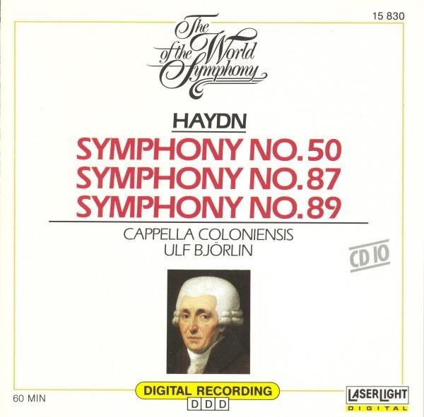 CD HAYDN ULF BJRLIN CAPPELLA COLON World Of The Symphony Vol. 10 Sy 15830 LaserLight Dig 1989 US ObiClassical Used
CD HAYDN ULF BJRLIN CAPPELLA COLON World Of The Symphony Vol. 10 Sy 15830 LaserLight Dig 1989 US ObiClassical Used
