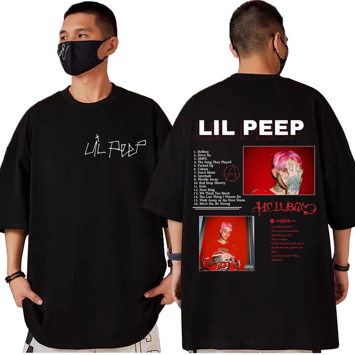 Rapper Lil Peep Album Merch Tshirt Men Women Clothing Harajuku Hip Hop Short Sleeve Tshirts Fashion Casual Oversized T Shirts 4XL
Rapper Lil Peep Album Merch Tshirt Men Women Clothing Harajuku Hip Hop Short Sleeve Tshirts Fashion Casual Oversized T Shirts 4XL