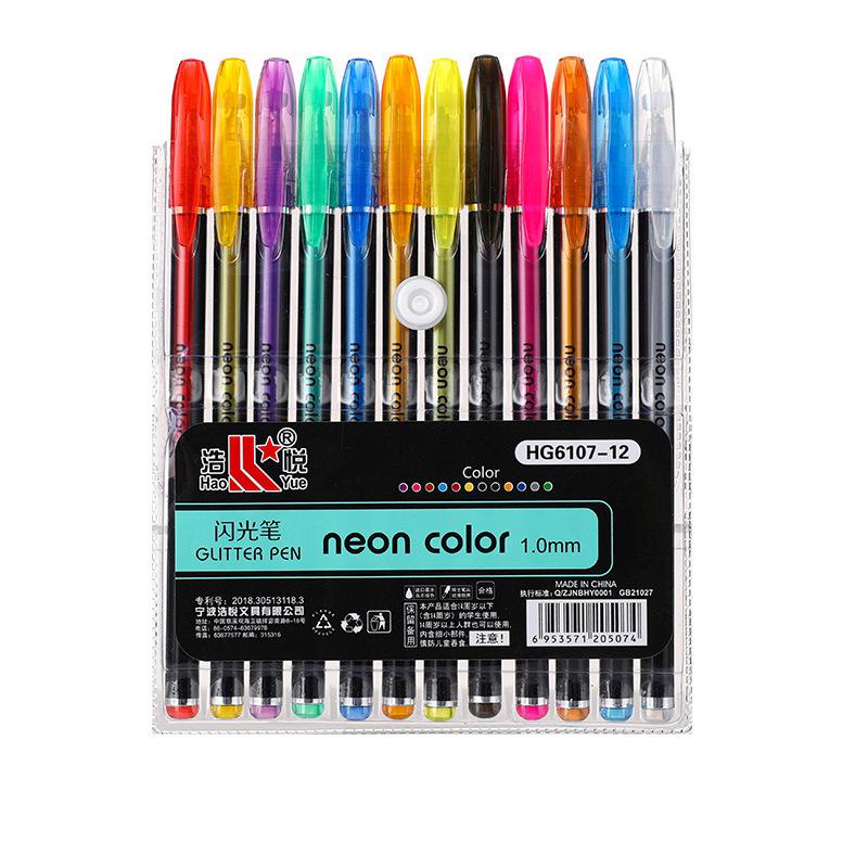 12/24/36/48/60 Metallic Glitter Colors Gel Pens Colored Refills Rod Stationery Highlighter School Coloring Drawing Art Markers
12/24/36/48/60 Metallic Glitter Colors Gel Pens Colored Refills Rod Stationery Highlighter School Coloring Drawing Art Markers