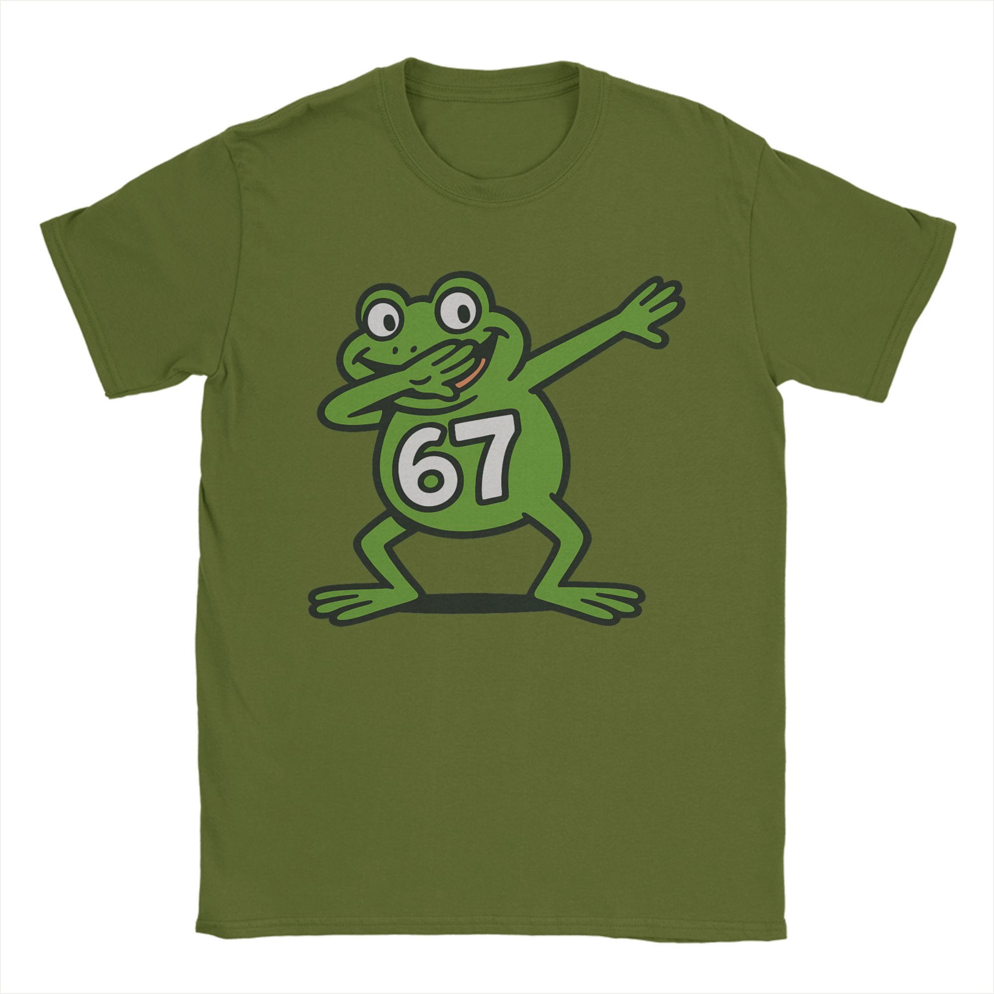 Men T-Shirts Dabbing Frog 67 Meme Vintage Pure Cotton Tees Short Sleeve T Shirts Crew Neck Clothes Summer 4XL
Men T-Shirts Dabbing Frog 67 Meme Vintage Pure Cotton Tees Short Sleeve T Shirts Crew Neck Clothes Summer 4XL
