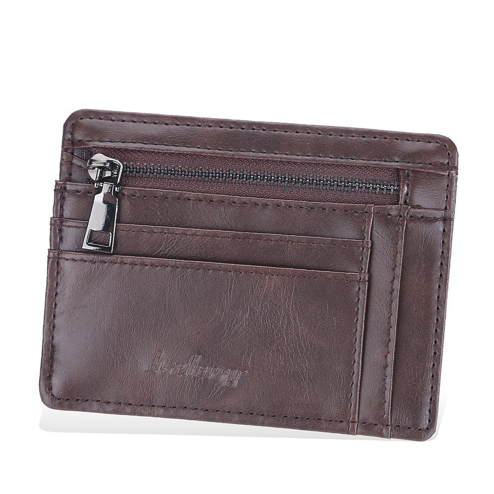 Men s Card Bag Multi-card Position Thin Durable PU Change Bag Card Bag Convenient Card Clip Card Holder one size темно-коричневого кольору
Men s Card Bag Multi-card Position Thin Durable PU Change Bag Card Bag Convenient Card Clip Card Holder one size темно-коричневого кольору