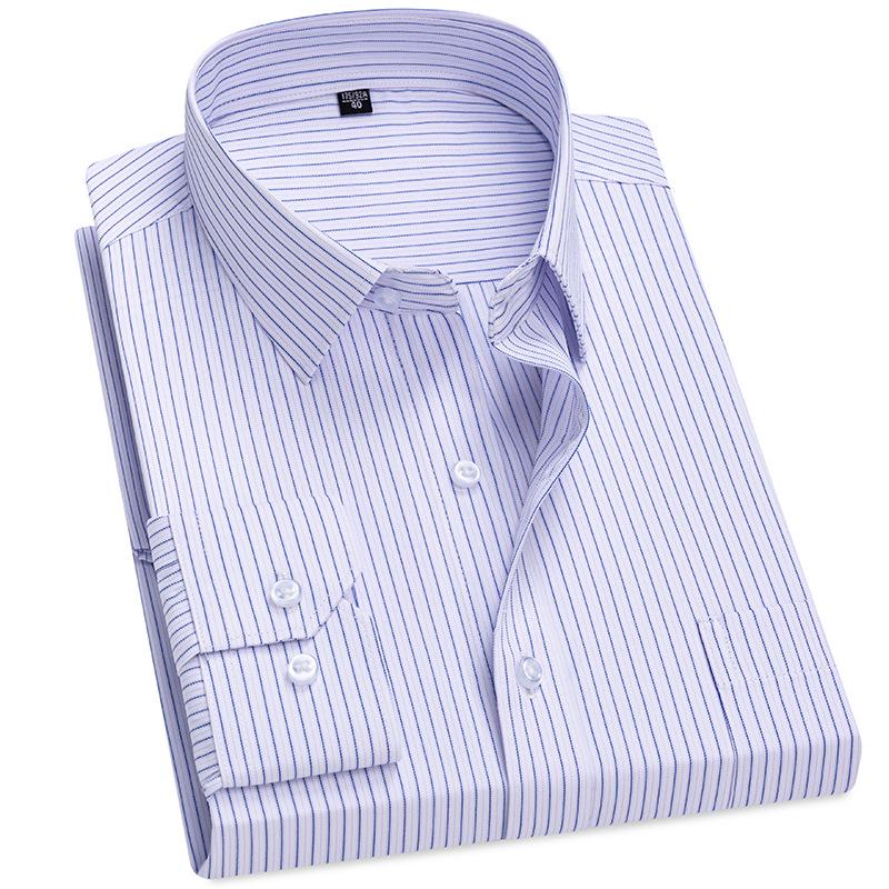 2025 High-End Men s Long-Sleeved White Striped Non-Iron Cotton Wrinkle-Resistant Shirt for Professional Business Wear 42
2025 High-End Men s Long-Sleeved White Striped Non-Iron Cotton Wrinkle-Resistant Shirt for Professional Business Wear 42