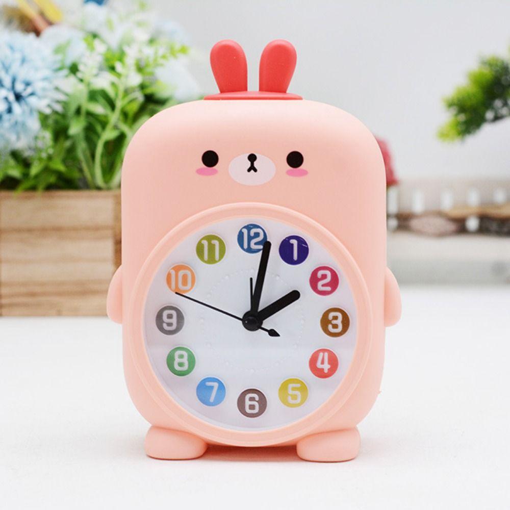 Animal Pattern Student Alarm Clock Funny Small Desk Clock Desktop Mute Clock Student S розовый
Animal Pattern Student Alarm Clock Funny Small Desk Clock Desktop Mute Clock Student S розовый