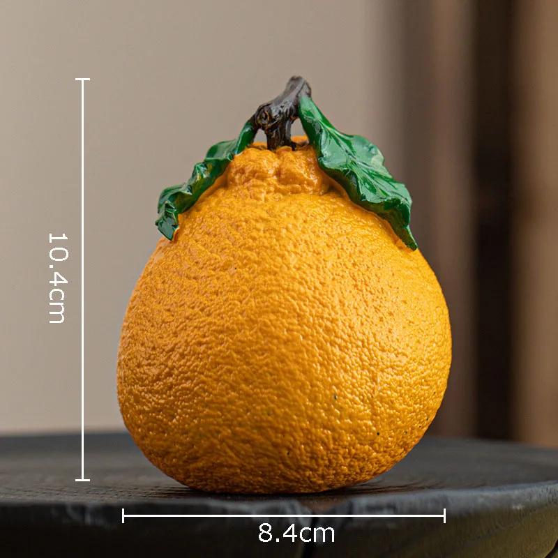 Creative Simulation Tangerine High-temperature Discoloration Statue Modern Crafts Desk Decoration Ornaments Orange Sculpture Discoloration style
Creative Simulation Tangerine High-temperature Discoloration Statue Modern Crafts Desk Decoration Ornaments Orange Sculpture Discoloration style
