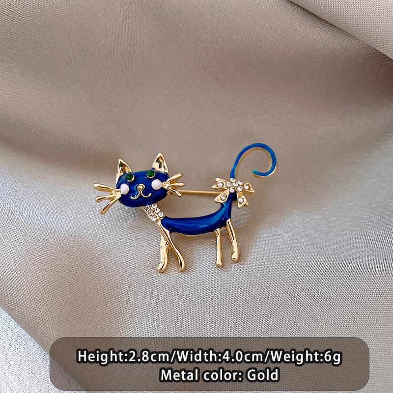 Blue Cartoon Cat Brooches For Women High-end 2026 New Jewelry Popular Pin Anti Glare Buckle Fixed Clothing Accessories For Girls WHITE&Blue
Blue Cartoon Cat Brooches For Women High-end 2026 New Jewelry Popular Pin Anti Glare Buckle Fixed Clothing Accessories For Girls WHITE&Blue