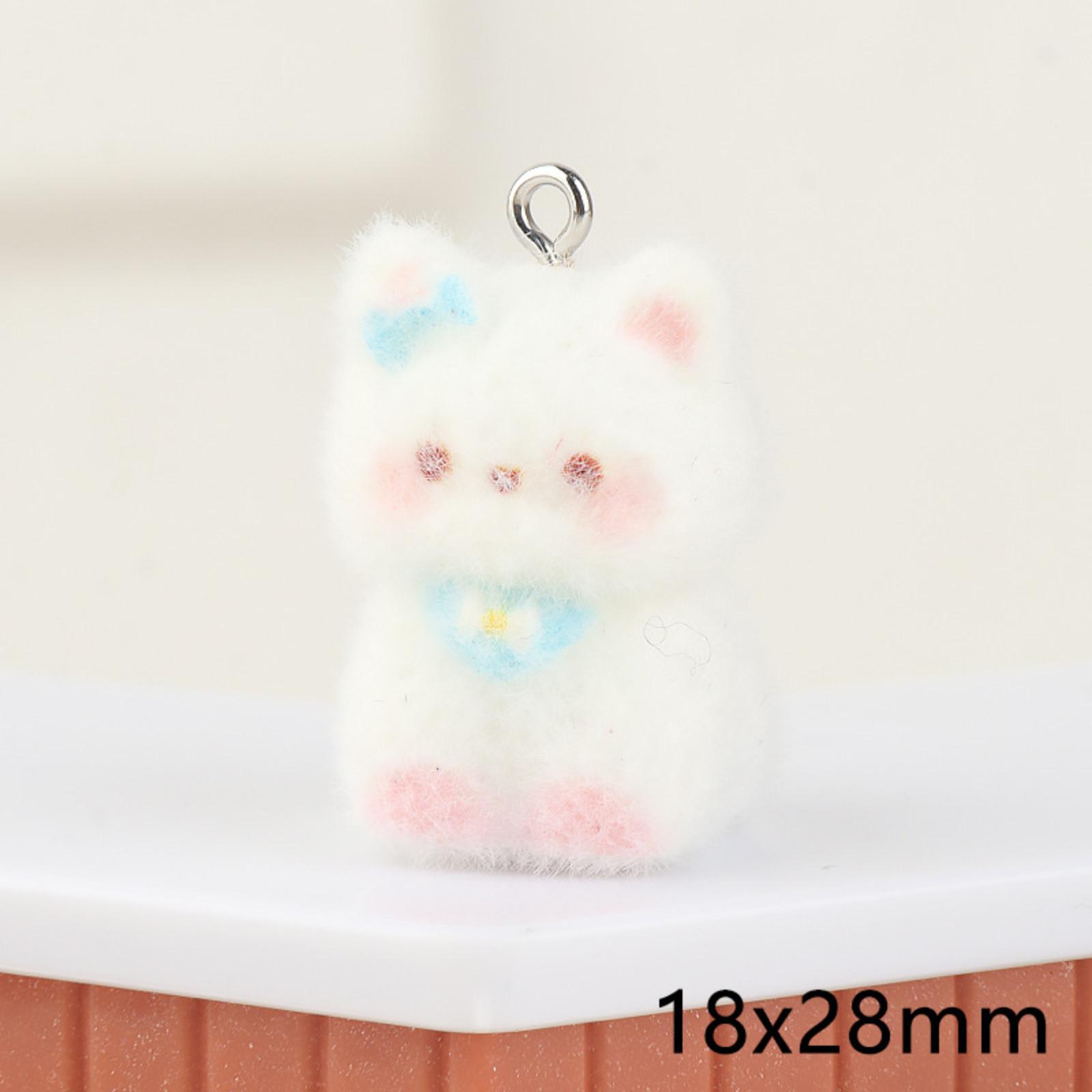 Resin Flocking Cute Three-dimensional Keychain Pendant Car Key Chain Pendant Bag Pendant One Size білий
Resin Flocking Cute Three-dimensional Keychain Pendant Car Key Chain Pendant Bag Pendant One Size білий