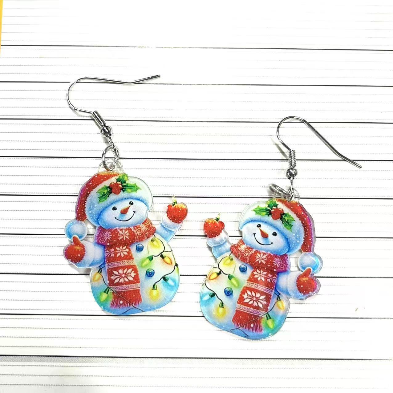 CAOSHI Temperament Sweet Dangle Earrings for Women Cute Pink Snowman Design Christmas Zircon Gifts Accessories Minimalist Gift
CAOSHI Temperament Sweet Dangle Earrings for Women Cute Pink Snowman Design Christmas Zircon Gifts Accessories Minimalist Gift