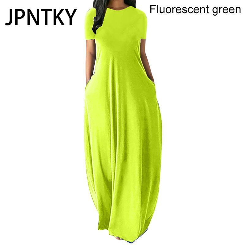 JPNTKY Женское повседневное свободное длинное платье с круглым вырезом и короткими рукавами, летнее пляжное платье, элегантное платье для вечеринки XXXXXL зелёный
JPNTKY Женское повседневное свободное длинное платье с круглым вырезом и короткими рукавами, летнее пляжное платье, элегантное платье для вечеринки XXXXXL зелёный