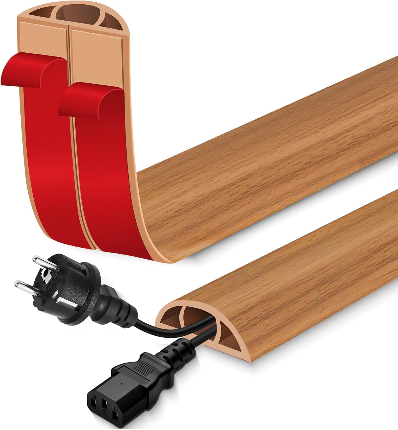 Menetop Wiring Cover, Cord Cover, Cable Cover, Floor Wiring Mall, PVC, Flame-Retardant, Insulated, Impact-Resistant, Freely Cuttable, Double-Sided
Menetop Wiring Cover, Cord Cover, Cable Cover, Floor Wiring Mall, PVC, Flame-Retardant, Insulated, Impact-Resistant, Freely Cuttable, Double-Sided