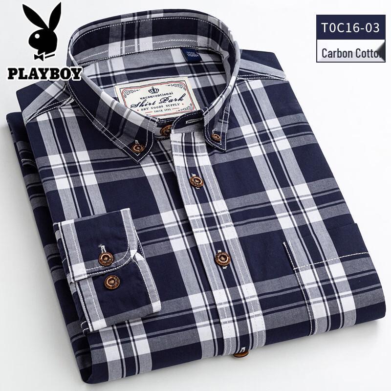 PLAYBOY Мужская приталенная клетчатая рубашка с длинным рукавом из байки XL
PLAYBOY Мужская приталенная клетчатая рубашка с длинным рукавом из байки XL