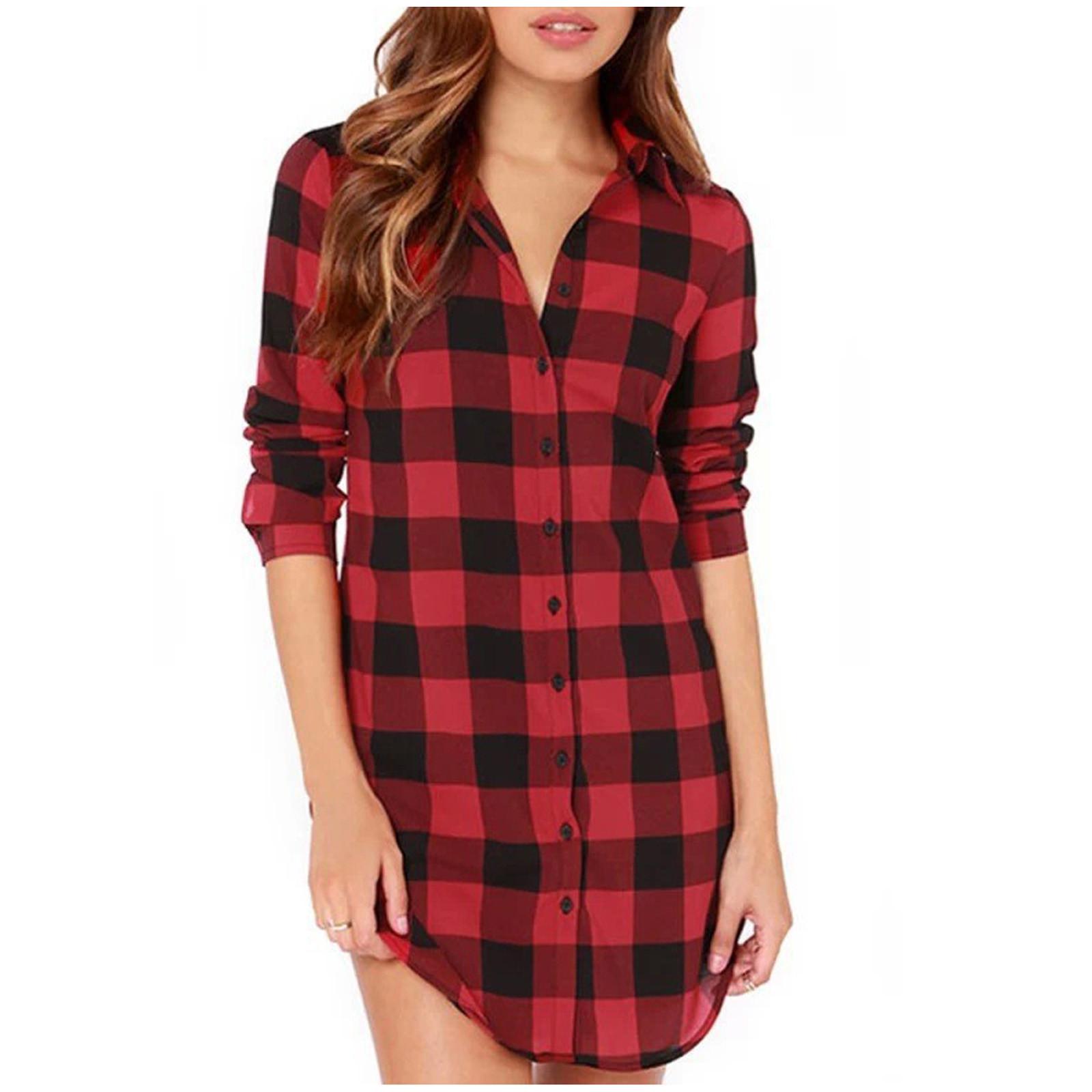 Женские блузки, топы, клетчатое платье с длинным рукавом и воротником на шее, повседневное платье на пуговицах S красный
Женские блузки, топы, клетчатое платье с длинным рукавом и воротником на шее, повседневное платье на пуговицах S красный