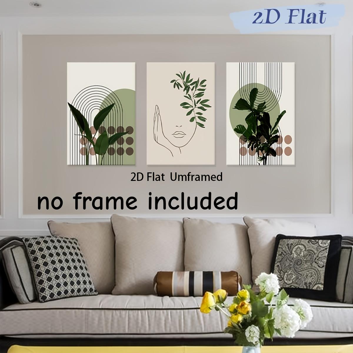 3-piece modern minimalist green plant frameless canvas hanging painting Nordic style geometric lines living room decoration pain (as the picture,20x30cm-3pcs)
3-piece modern minimalist green plant frameless canvas hanging painting Nordic style geometric lines living room decoration pain (as the picture,20x30cm-3pcs)