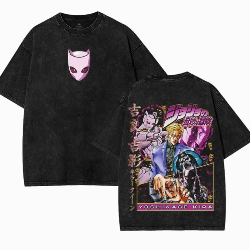 Кира Йошикаге JoJo s Bizarre Adventure Одежда Мужская Манга Футболки Ретро Стирка Футболка Повседневная Хлопковая Футболка Харадзюку Мужская Футболка S чёрный
Кира Йошикаге JoJo s Bizarre Adventure Одежда Мужская Манга Футболки Ретро Стирка Футболка Повседневная Хлопковая Футболка Харадзюку Мужская Футболка S чёрный