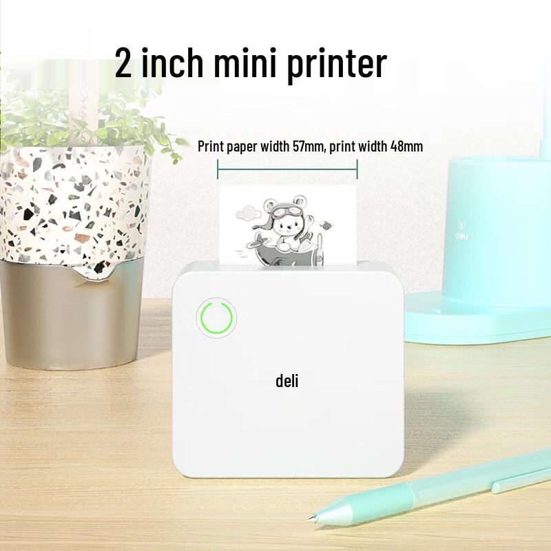 Deli X3B Portable Thermal Smart Learning Printer CN plug (adapter included)
Deli X3B Portable Thermal Smart Learning Printer CN plug (adapter included)