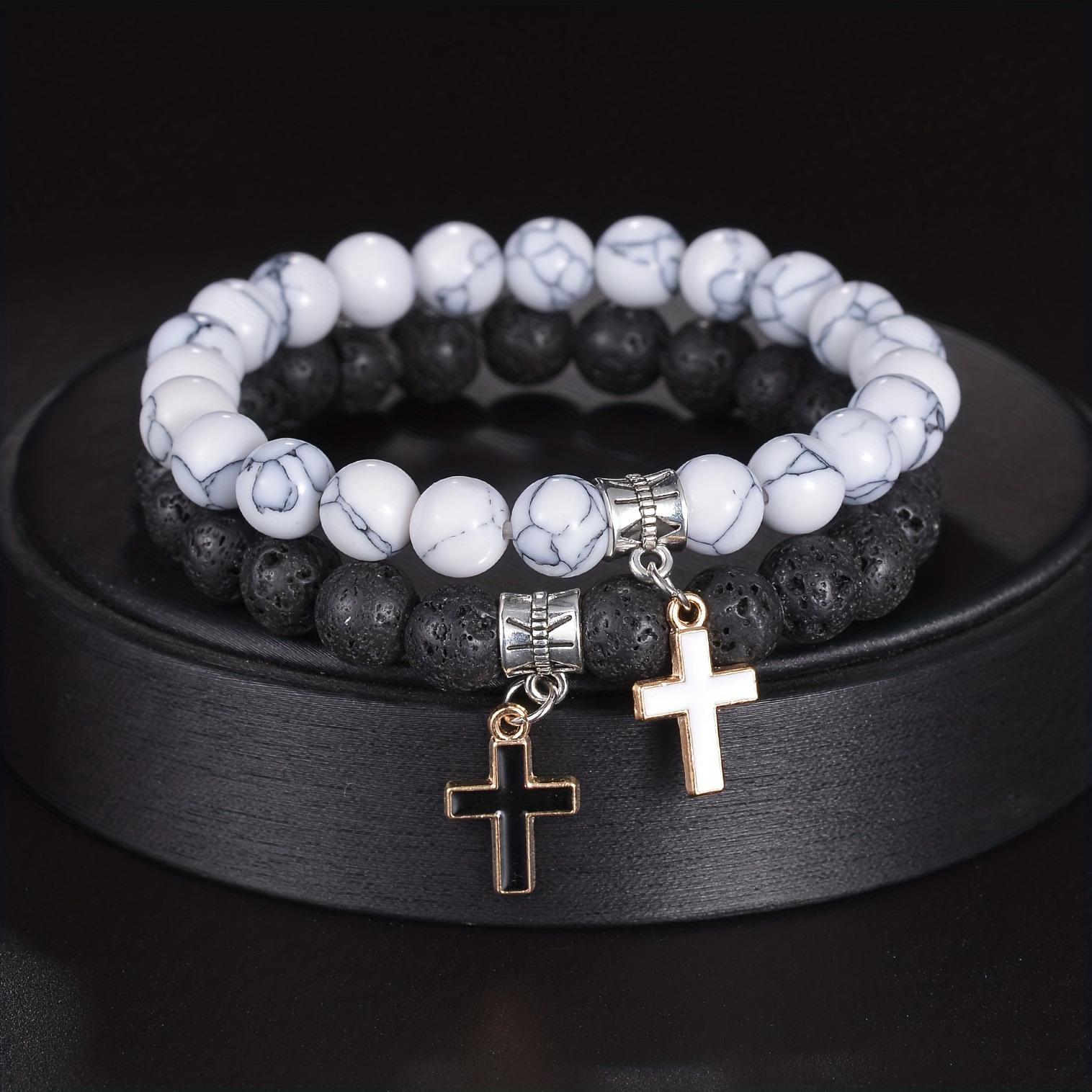JYL TS Bracelet Cross Pendant Couple Fashion Lucky Energy & Relationship Harmony T245-Set
JYL TS Bracelet Cross Pendant Couple Fashion Lucky Energy & Relationship Harmony T245-Set