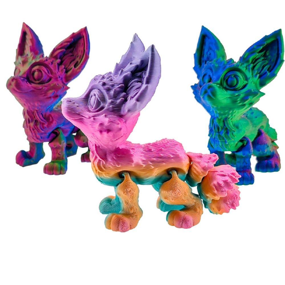 Movable Joint 3D Printing Little Fox Eco-friendly Handmade Gift Creative Desk Toys Kids Gift Red& Blue
Movable Joint 3D Printing Little Fox Eco-friendly Handmade Gift Creative Desk Toys Kids Gift Red& Blue