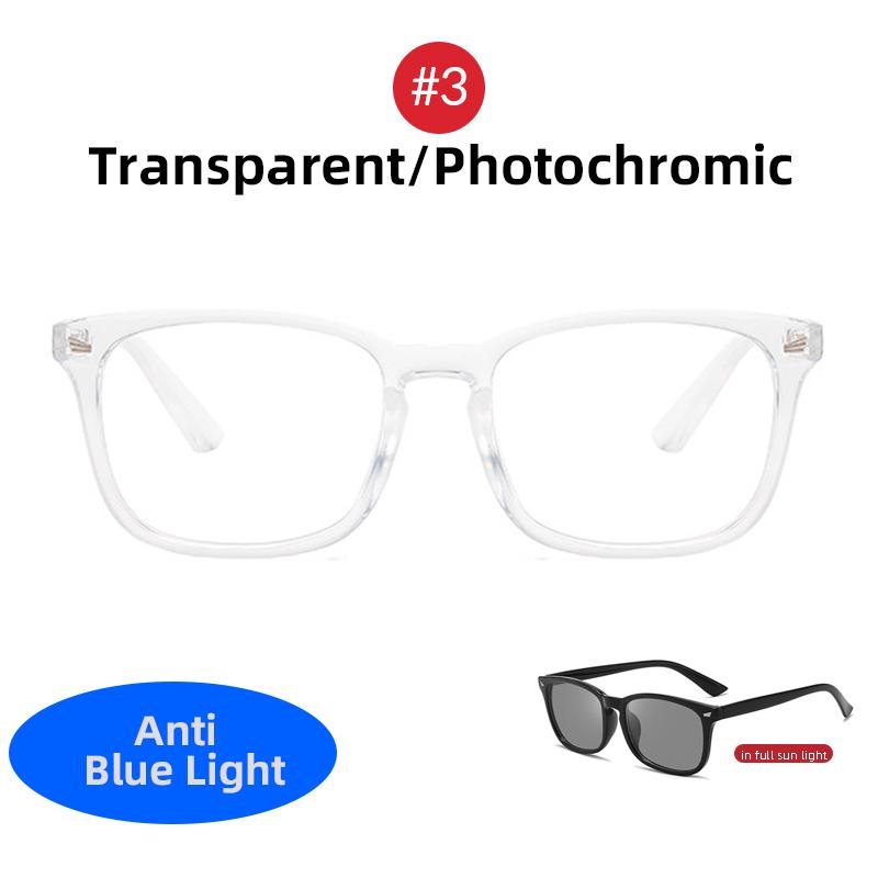Классические фотохромные очки для блокировки синего света для мужчин, квадратные, меняющие цвет, компьютерные очки-хамелеоны против синего света
Классические фотохромные очки для блокировки синего света для мужчин, квадратные, меняющие цвет, компьютерные очки-хамелеоны против синего света