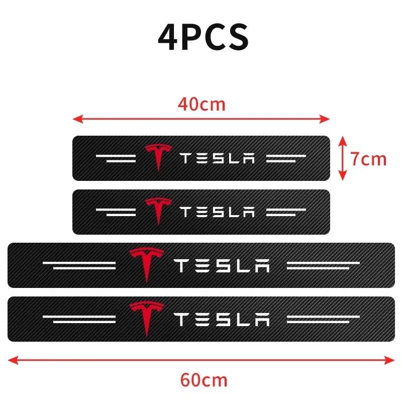 Car Sticker Tesla 4Pcs Car Door Sill Protector Strip Carbon Fiber Emblem Stickers For Tesla 3 S X Y Decoration Accessories
Car Sticker Tesla 4Pcs Car Door Sill Protector Strip Carbon Fiber Emblem Stickers For Tesla 3 S X Y Decoration Accessories
