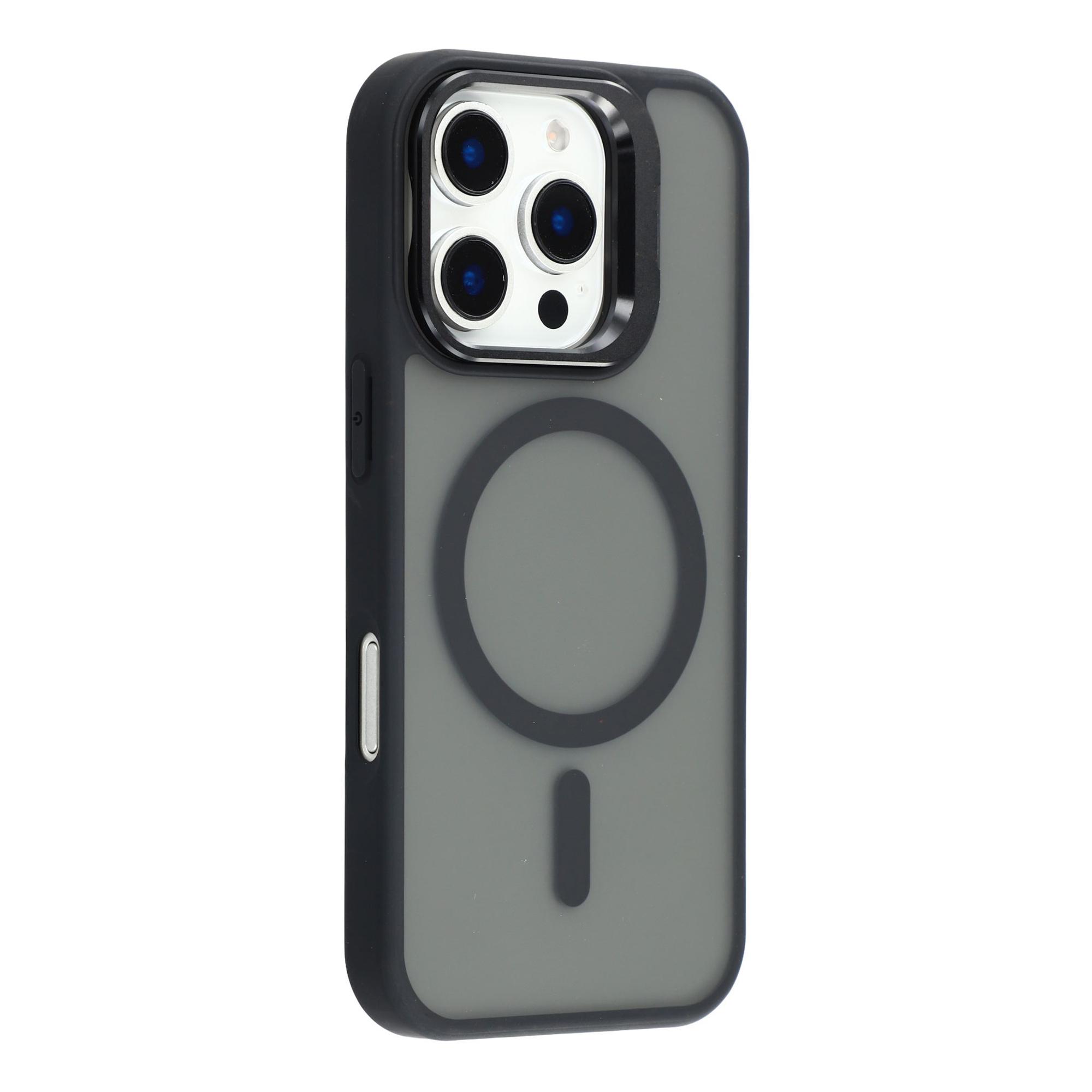 For iPhone 16 Pro Max Case Compatible with MagSafe Lens Kickstand TPU + PC Matte Phone Cover
For iPhone 16 Pro Max Case Compatible with MagSafe Lens Kickstand TPU + PC Matte Phone Cover