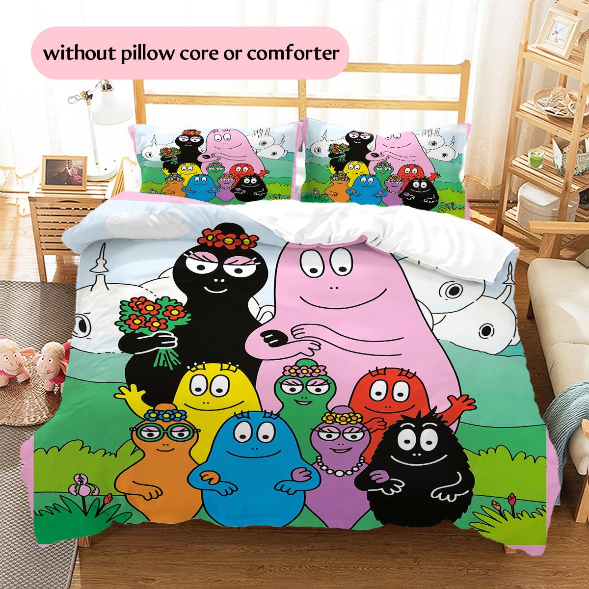 Barbapapa Pattern Bedding Quilt Set Home Decoration Gift (1 * duvet cover + 2 * pillowcase without core) 200x200cm
Barbapapa Pattern Bedding Quilt Set Home Decoration Gift (1 * duvet cover + 2 * pillowcase without core) 200x200cm