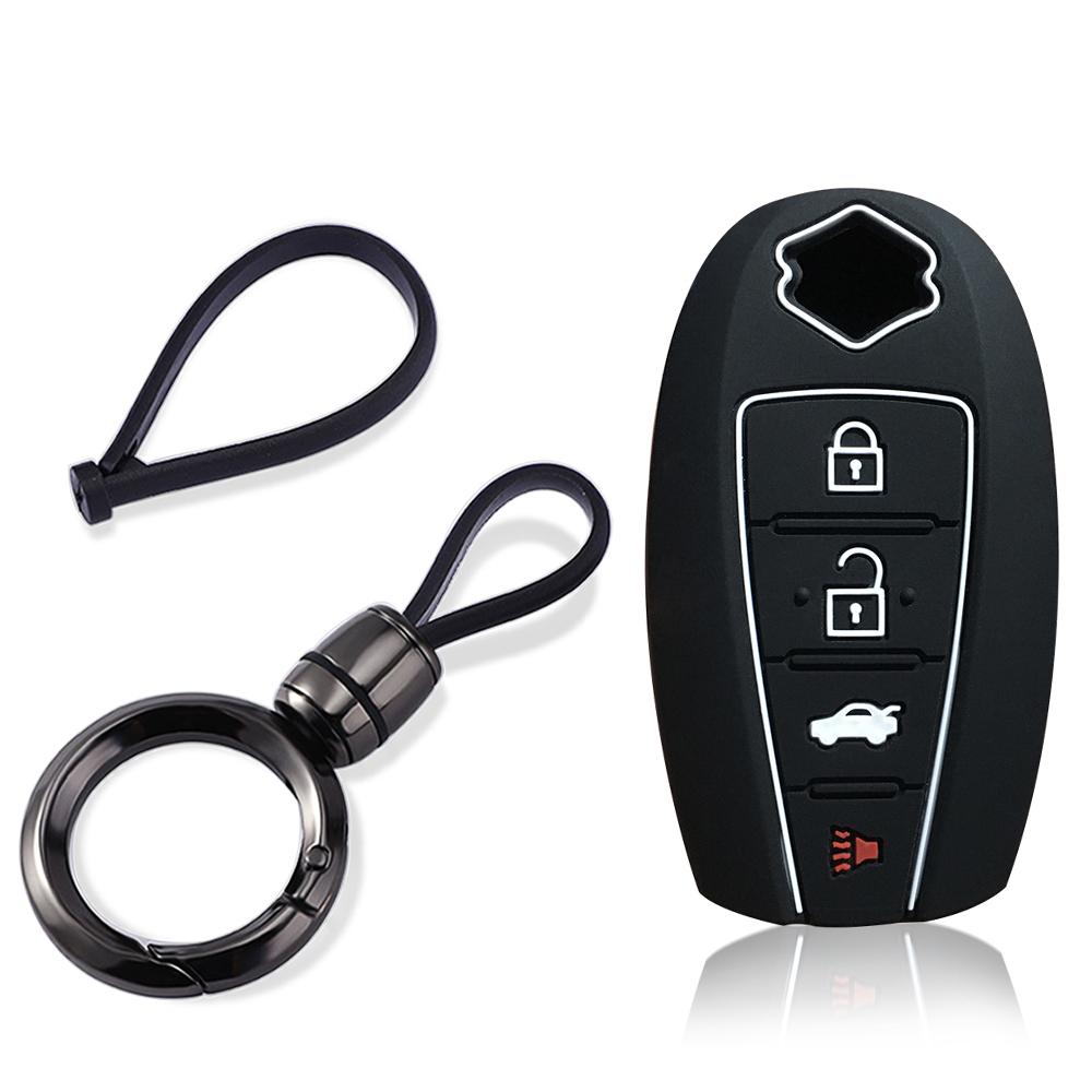 For Suzuki Swift Sport Vitara Ignis Kizashi SX4 Ertiga Baleno Silicone 4 Buttons Remote Car Key Case Cover Keychain Shell Holder
For Suzuki Swift Sport Vitara Ignis Kizashi SX4 Ertiga Baleno Silicone 4 Buttons Remote Car Key Case Cover Keychain Shell Holder