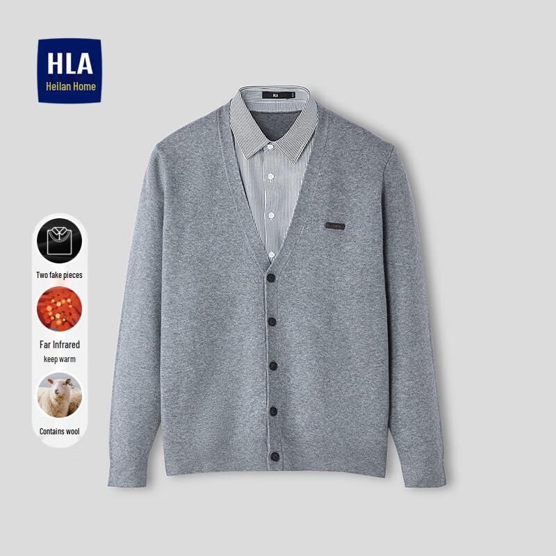 HLA Men s Double Collar Slim Fit Wool Blend Cardigan 2XL
HLA Men s Double Collar Slim Fit Wool Blend Cardigan 2XL