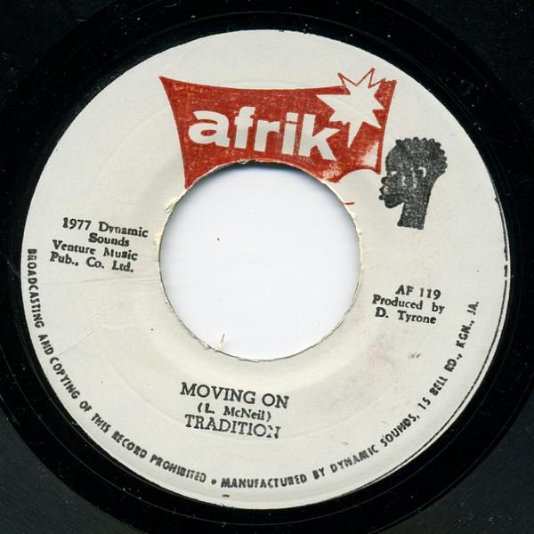 7inch Record TRADITION - Moving On AF119 Afrik 1977 Jamaica Reggae, Ska & Dub Used
7inch Record TRADITION - Moving On AF119 Afrik 1977 Jamaica Reggae, Ska & Dub Used