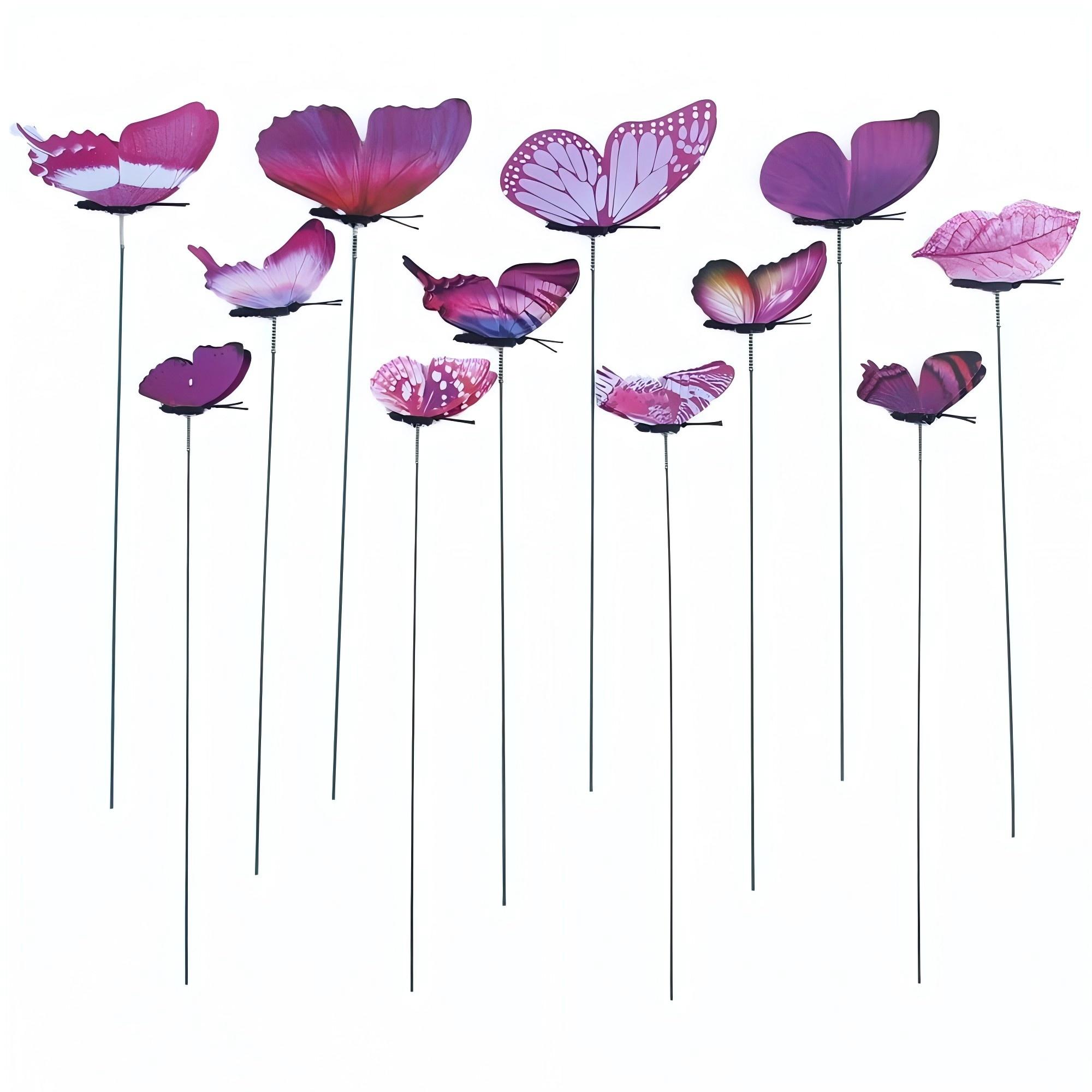 12Pcs/set Colorful Butterflies Garden Stake Yard Planter Butterfly Stakes Decoracion Outdoor Decor Flower Pots Decoration фіолетовий
12Pcs/set Colorful Butterflies Garden Stake Yard Planter Butterfly Stakes Decoracion Outdoor Decor Flower Pots Decoration фіолетовий