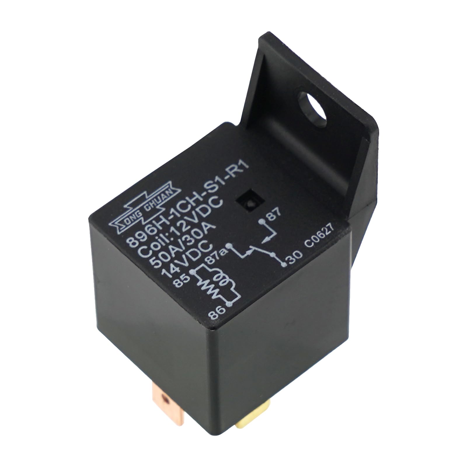 896H-1CH-S1-R1 12VDC 30A 5-Pin SPDT Automotive Power Relay
896H-1CH-S1-R1 12VDC 30A 5-Pin SPDT Automotive Power Relay