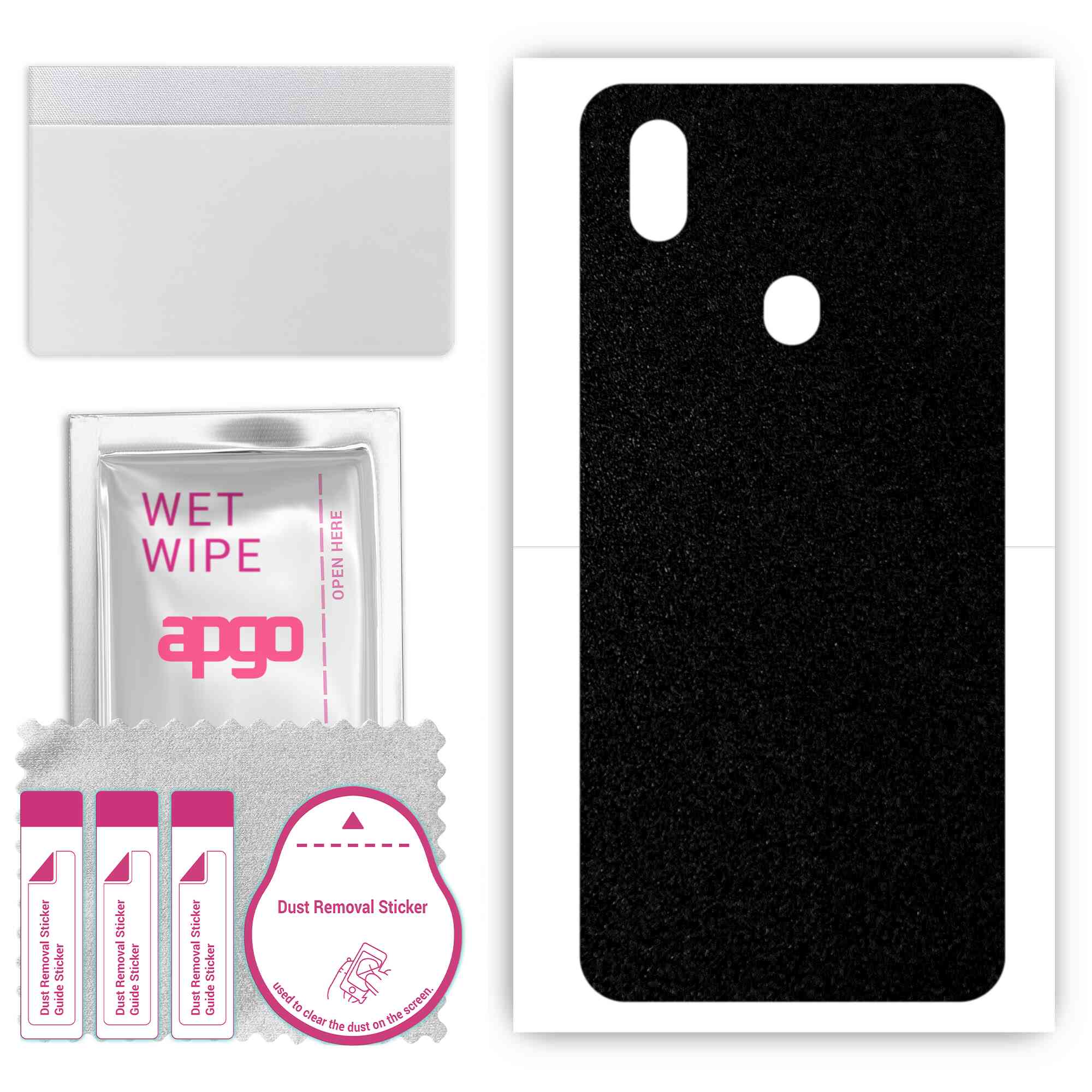 Apgo Protective Skin Sticker для задньої панелі, сумісний з ZTE Blade A7, Wrap Film, Foil, Vinyl - Pattern Matte Black
Apgo Protective Skin Sticker для задньої панелі, сумісний з ZTE Blade A7, Wrap Film, Foil, Vinyl - Pattern Matte Black