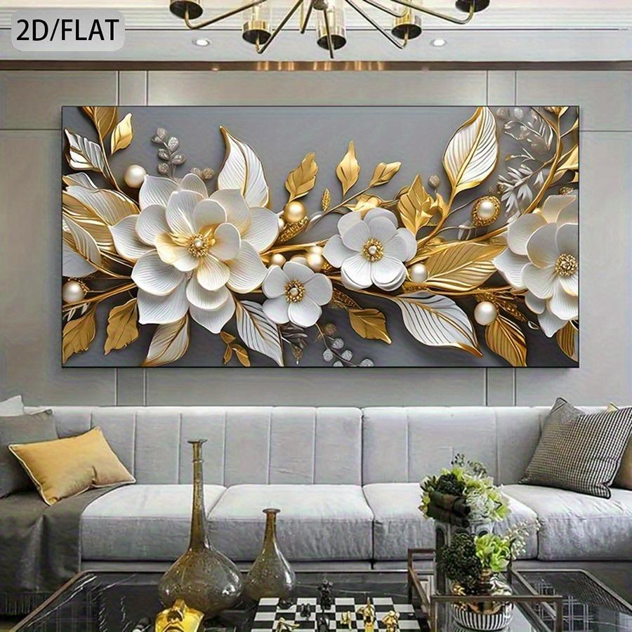 Unframed Canvas White Golden Floral Design, High-Quality Printing, for Living Room, Bedroom, Office Decor, Canvas Wall Art 20X40CM No Framed
Unframed Canvas White Golden Floral Design, High-Quality Printing, for Living Room, Bedroom, Office Decor, Canvas Wall Art 20X40CM No Framed